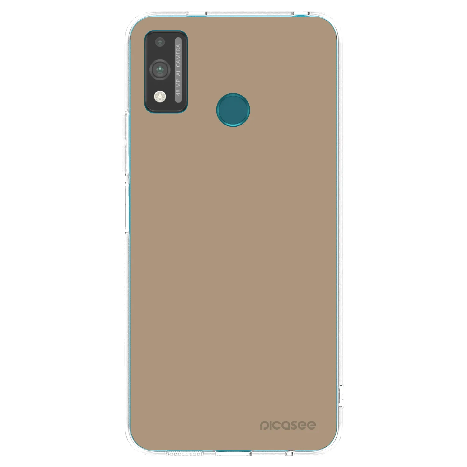 Picasee silikonowe przeźroczyste etui na Honor 9X Lite - Soft Sand