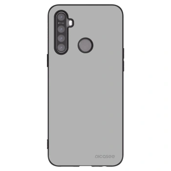Picasee silikonowe czarne etui na Realme 5 - Stone