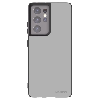 Picasee silikonowe czarne etui na Samsung Galaxy S21 Ultra 5G G998B - Stone