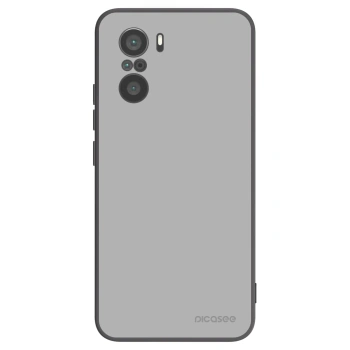 Picasee silikonowe czarne etui na Xiaomi Poco F3 - Stone