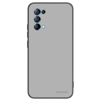 Picasee silikonowe czarne etui na OPPO A16s - Stone