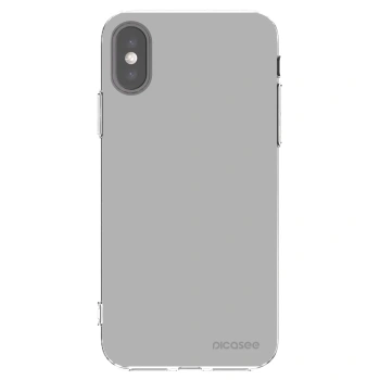 Picasee silikonowe przeźroczyste etui na Apple iPhone X/XS - Stone