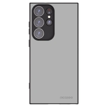 Picasee silikonowe czarne etui na Samsung Galaxy S23 Ultra 5G - Stone