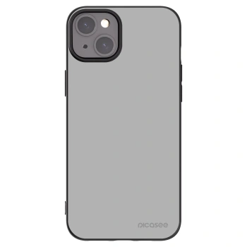 Picasee silikonowe czarne etui na Apple iPhone 15 Plus - Stone