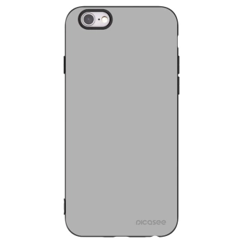 Picasee silikonowe czarne etui na Apple iPhone 6/6S - Stone