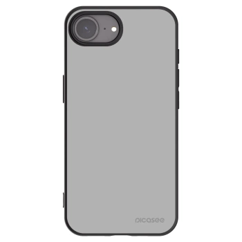 Picasee silikonowe czarne etui na Apple iPhone 16e - Stone