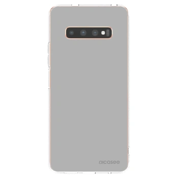 Picasee silikonowe przeźroczyste etui na Samsung Galaxy S10 Plus G975 - Stone