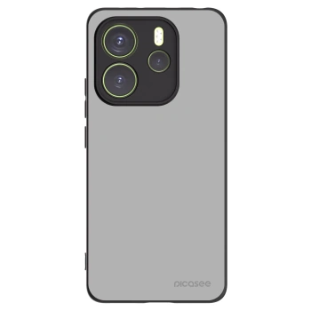 Picasee silikonowe czarne etui na Xiaomi Redmi Note 14 4G - Stone