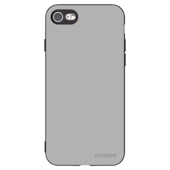 Picasee silikonowe czarne etui na Apple iPhone SE 2020 - Stone