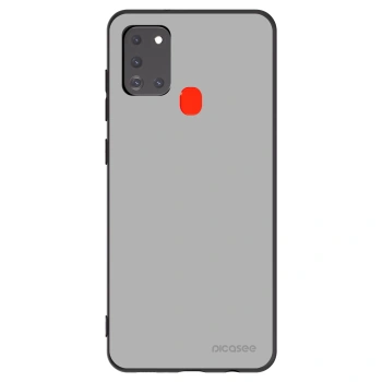 Picasee silikonowe czarne etui na Samsung Galaxy A21s - Stone