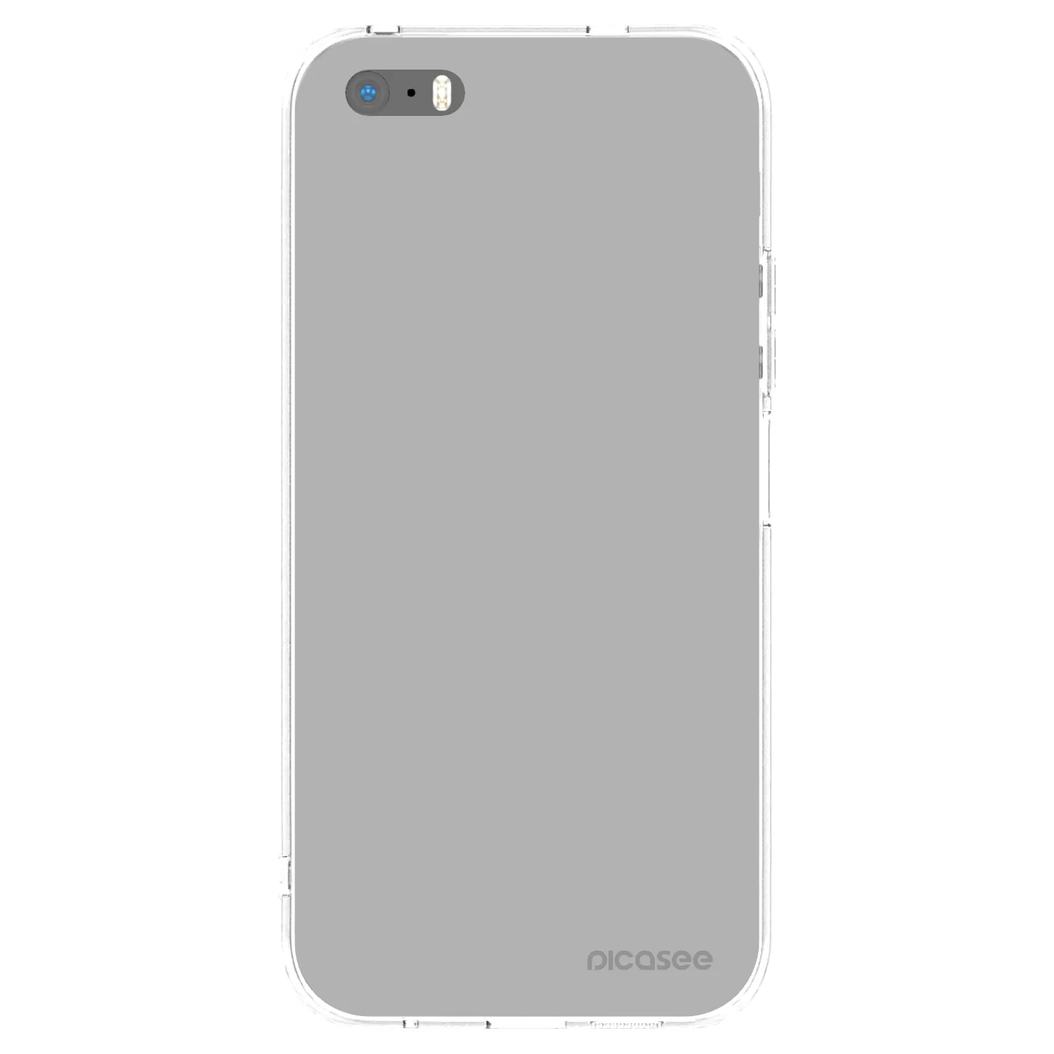 Picasee silikonowe przeźroczyste etui na Apple iPhone 5/5S/SE - Stone