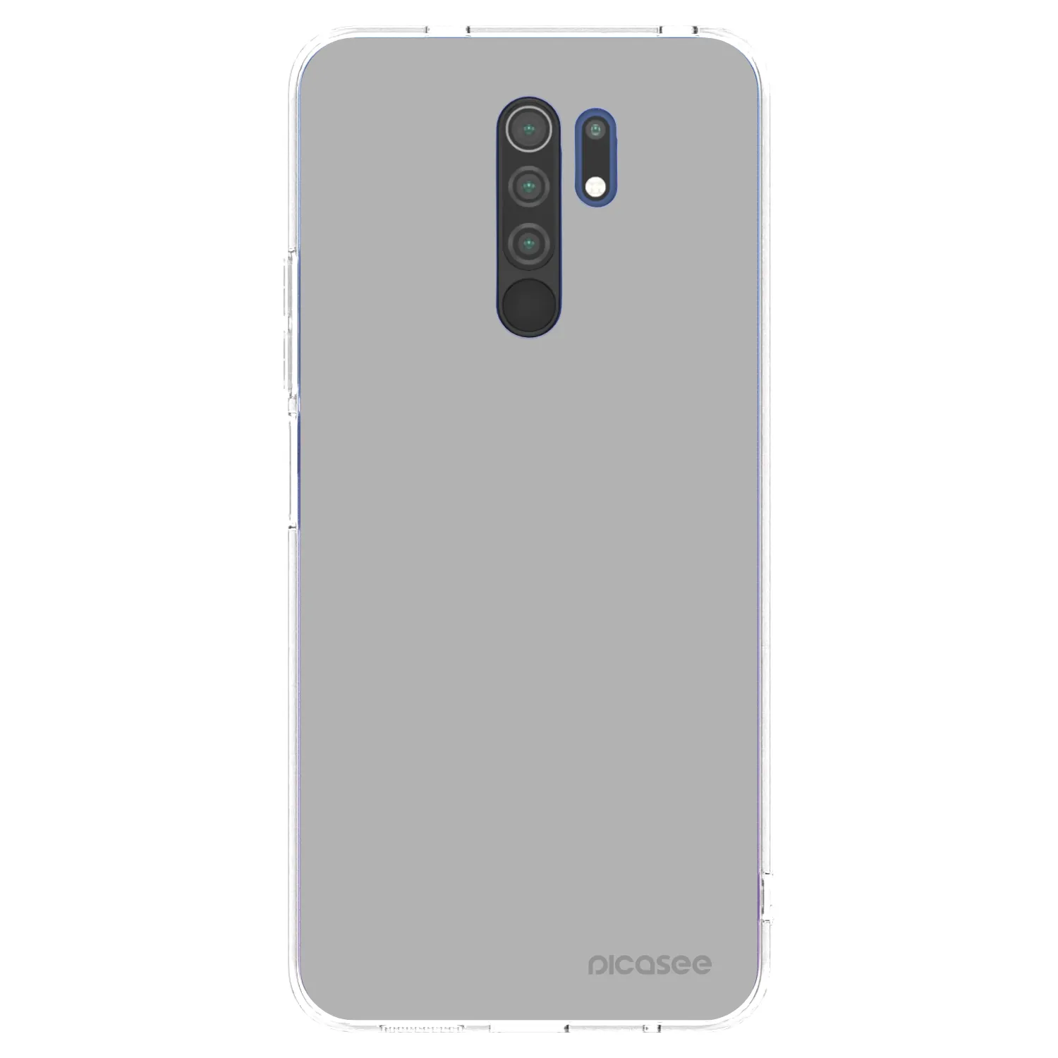 Picasee silikonowe przeźroczyste etui na Xiaomi Redmi 9 - Stone
