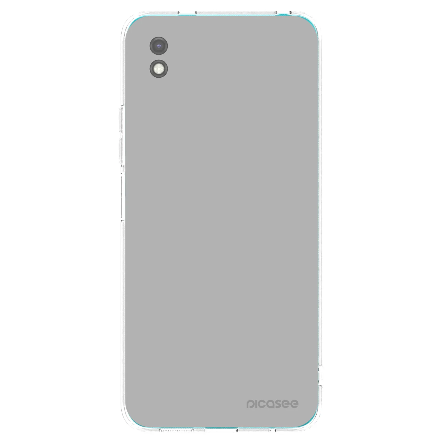 Picasee silikonowe czarne etui na Xiaomi Redmi 9A - Stone