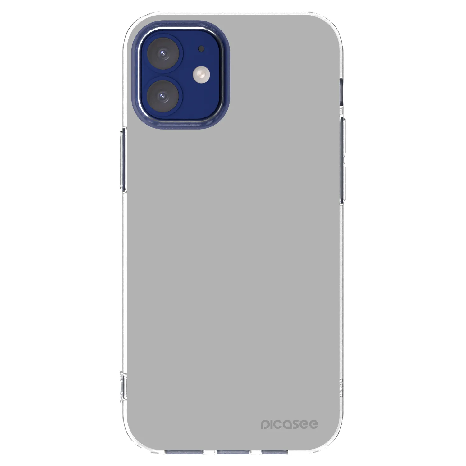 Picasee silikonowe przeźroczyste etui na Apple iPhone 12 mini - Stone