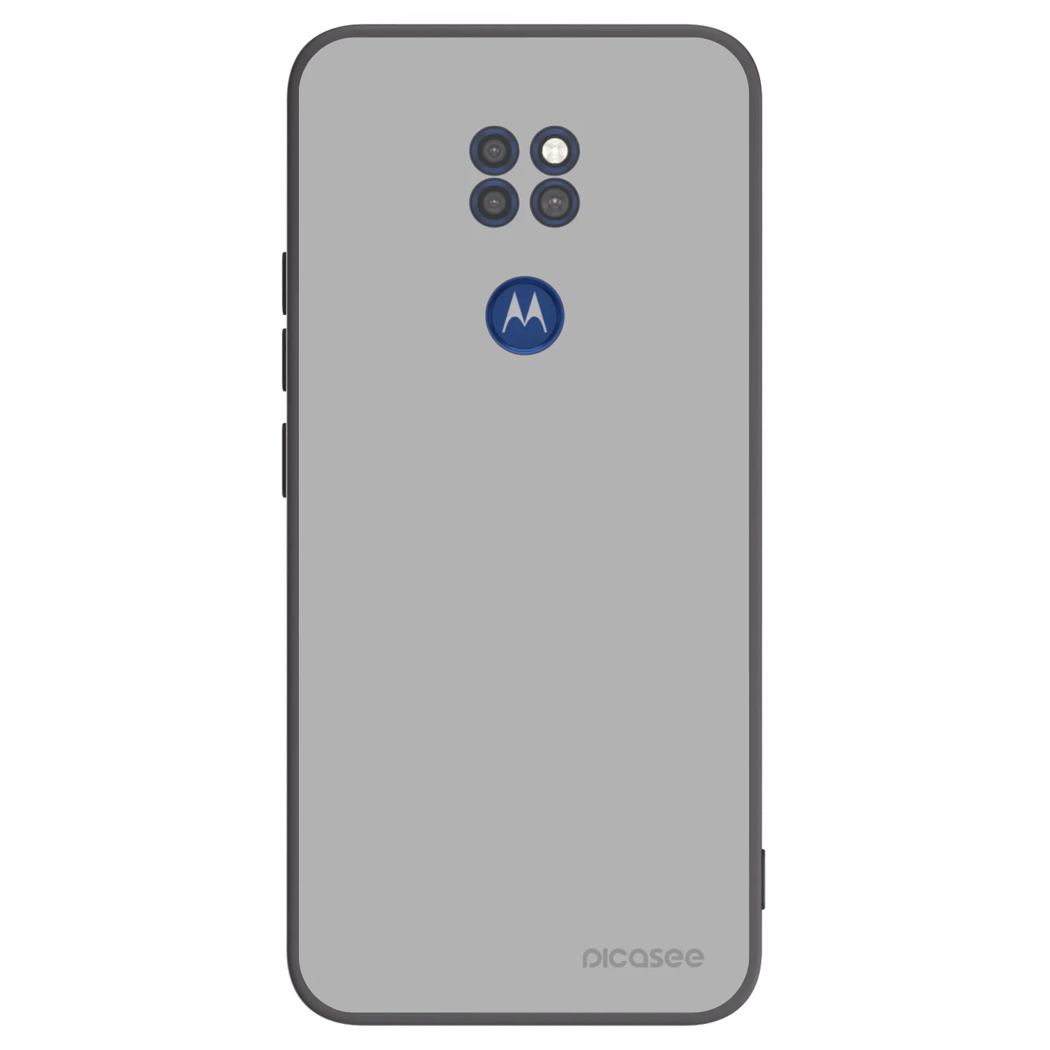 Picasee silikonowe czarne etui na Motorola Moto G9 Play - Stone