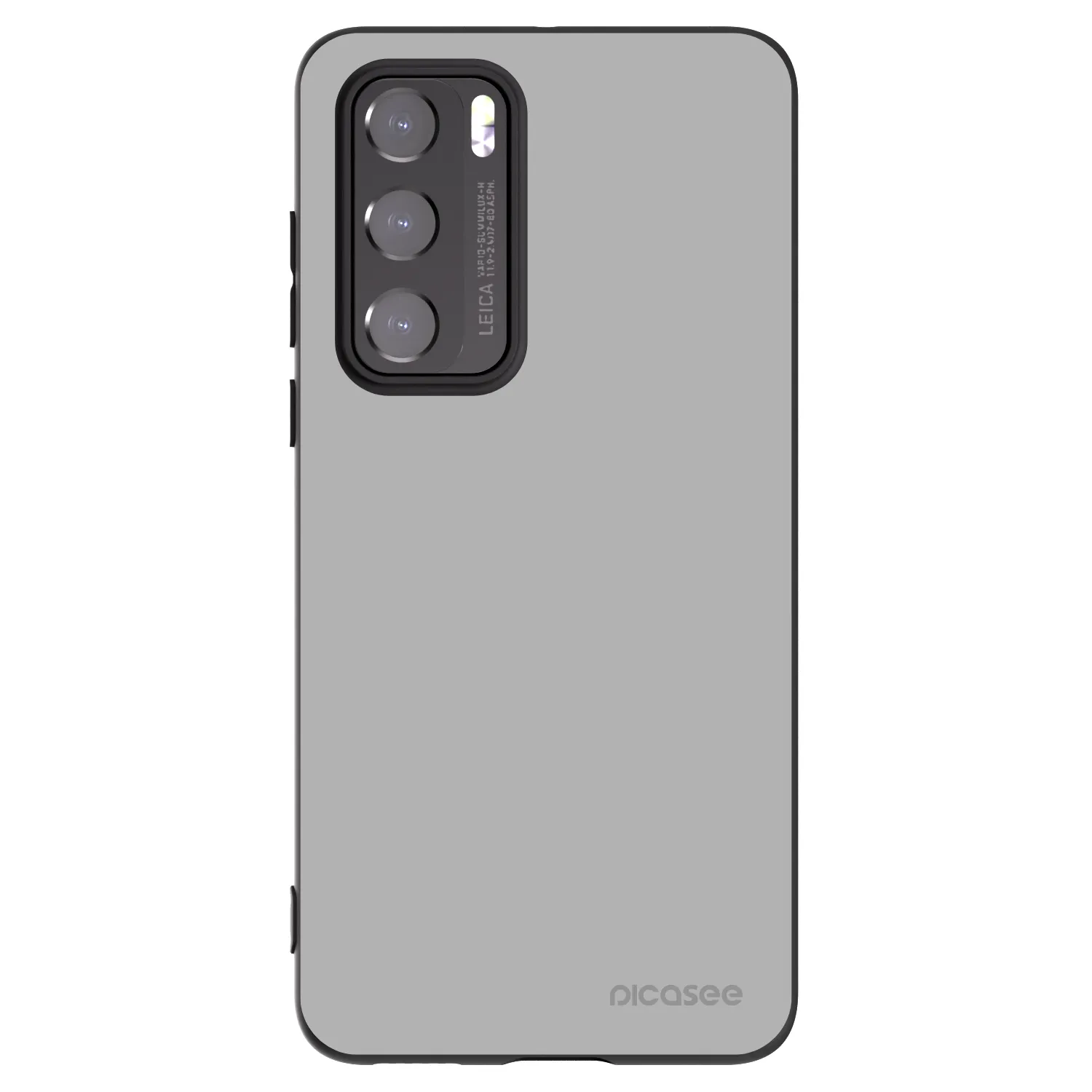 Picasee silikonowe czarne etui na Huawei P40 - Stone