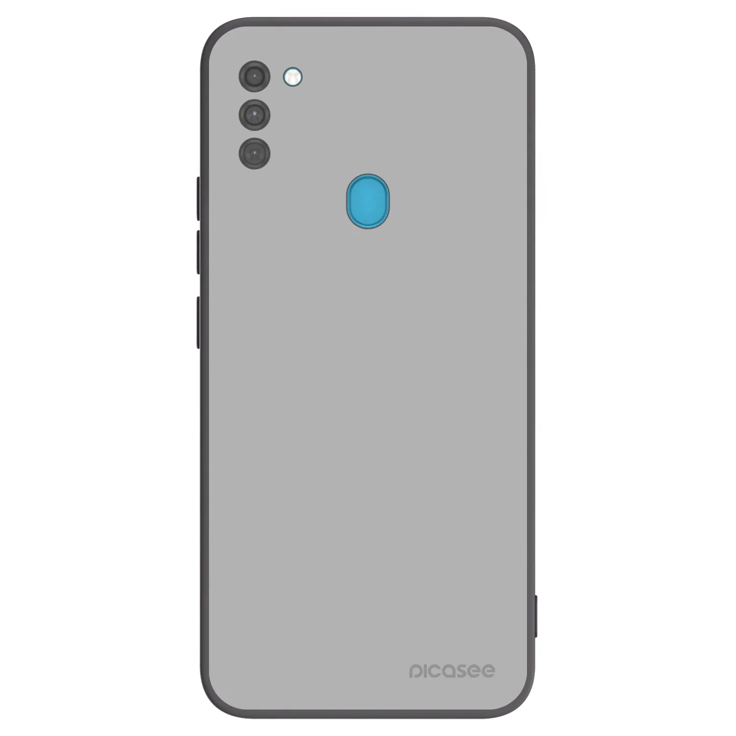 Picasee silikonowe czarne etui na Samsung Galaxy M11 - Stone