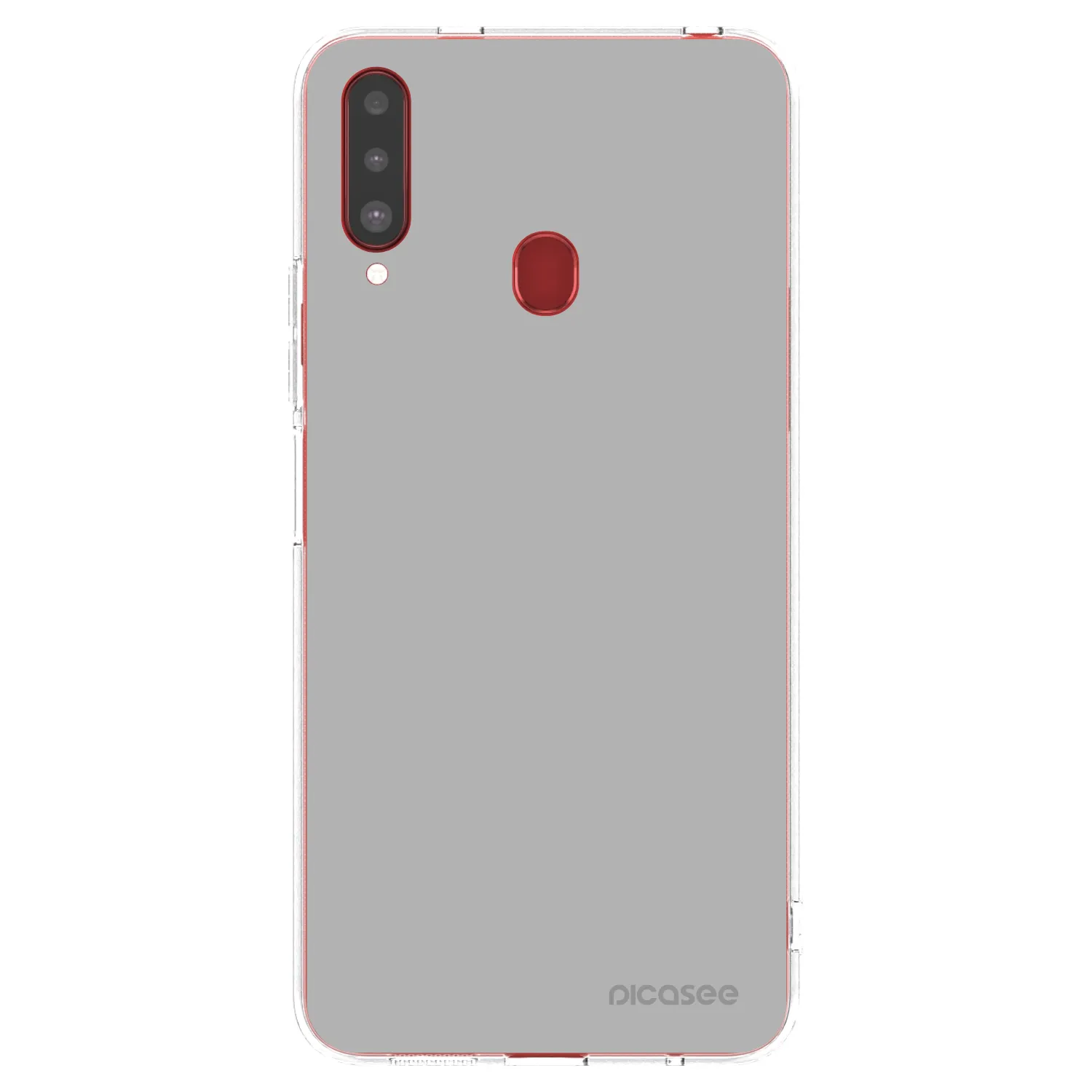 Picasee silikonowe przeźroczyste etui na Samsung Galaxy A20s - Stone