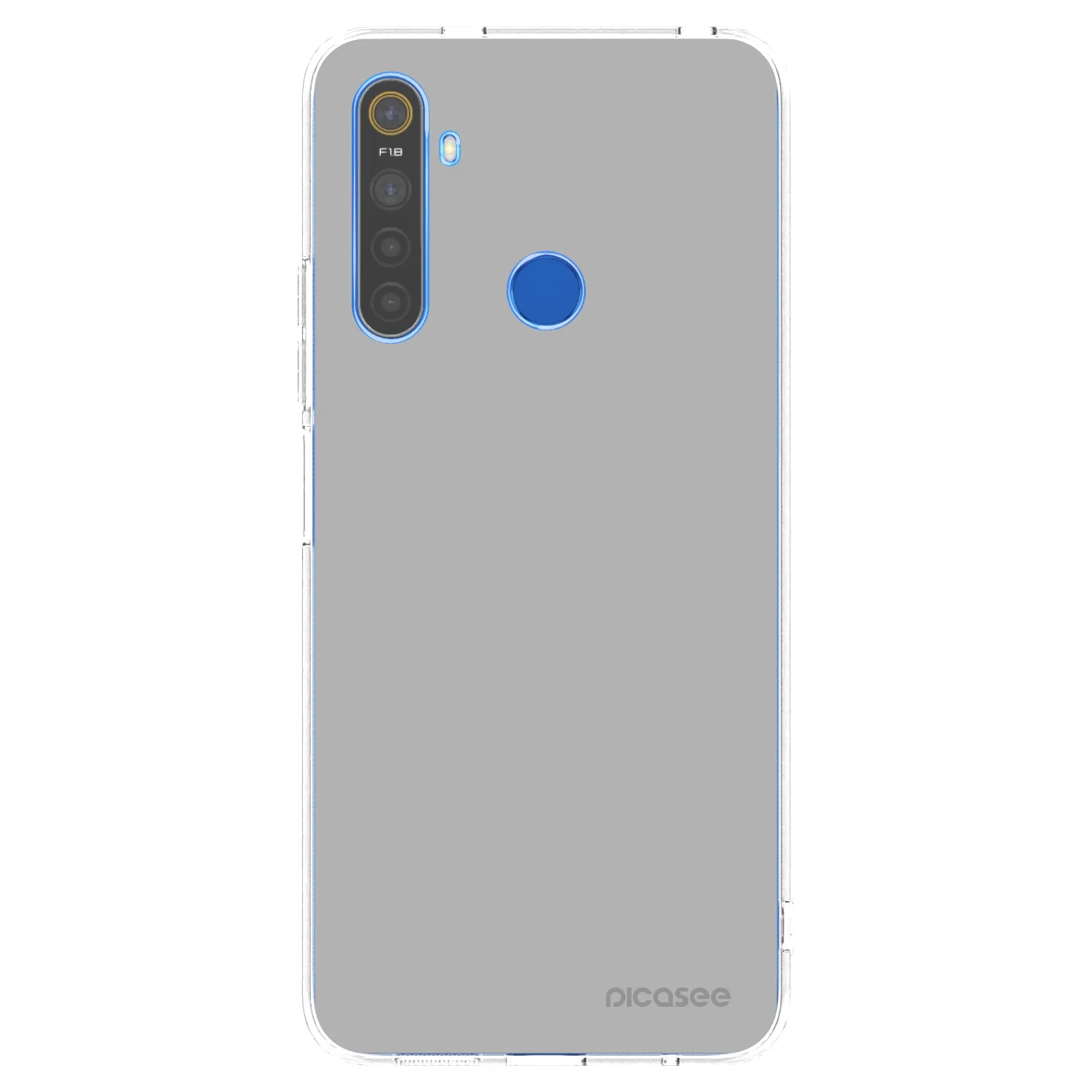 Picasee silikonowe przeźroczyste etui na Realme 5 - Stone