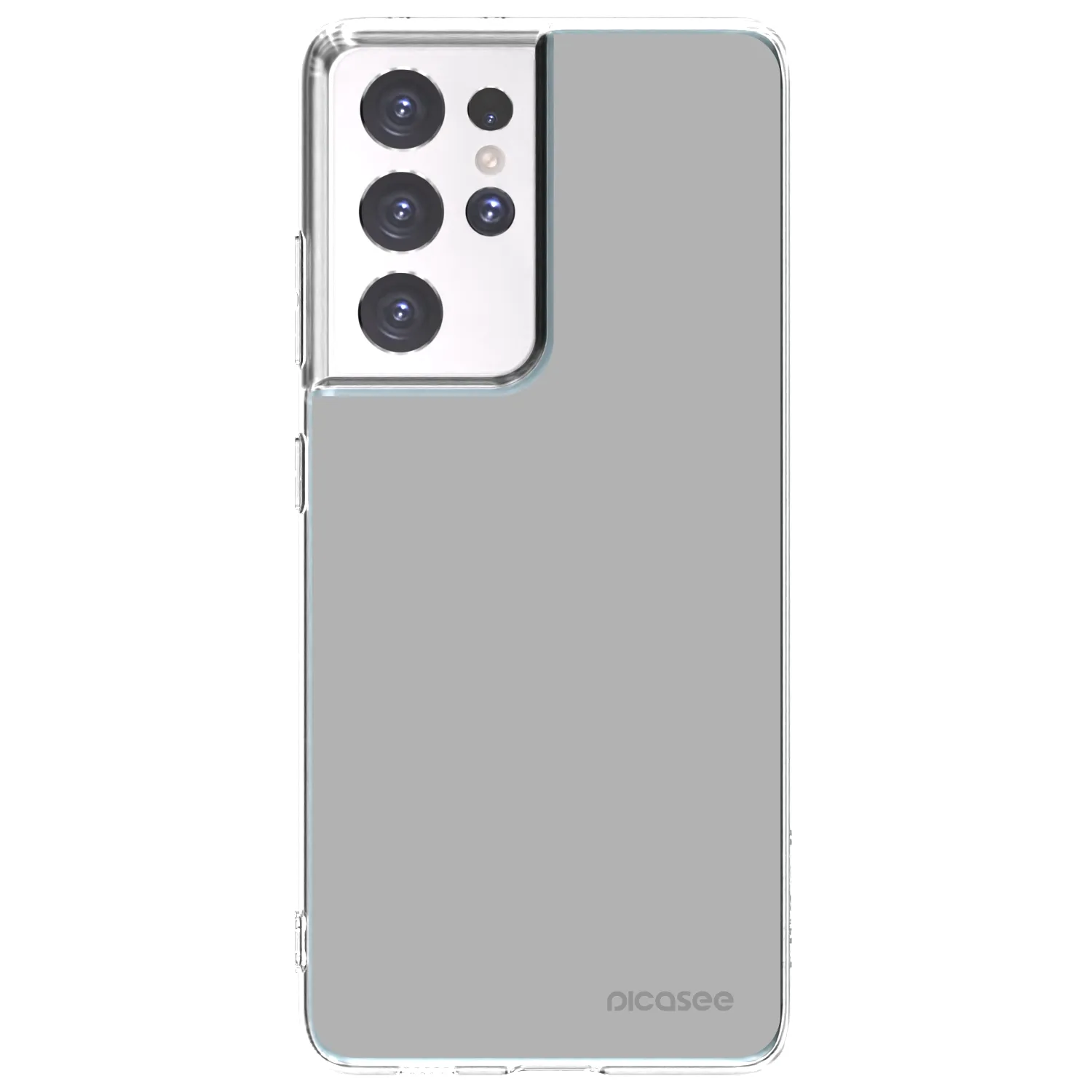Picasee silikonowe przeźroczyste etui na Samsung Galaxy S21 Ultra 5G G998B - Stone