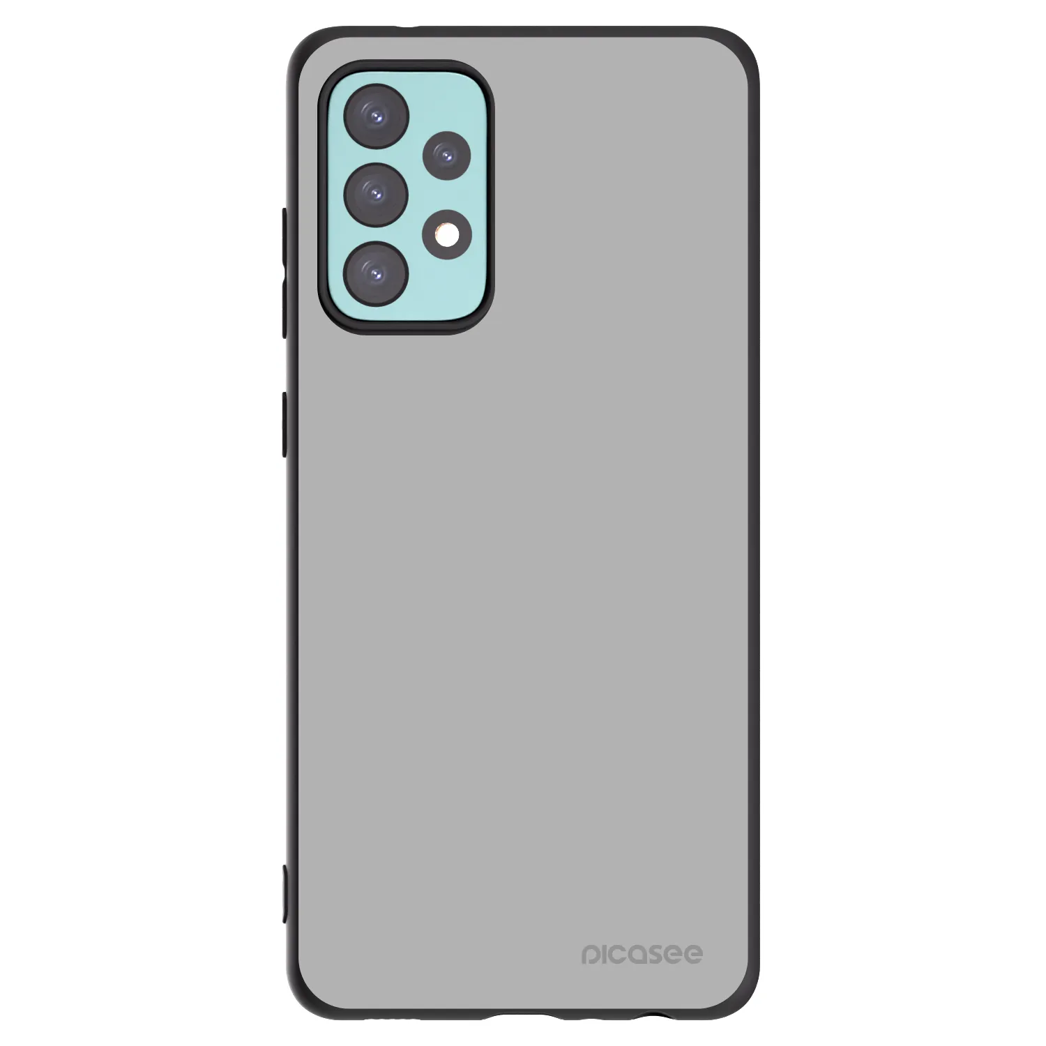 Picasee silikonowe czarne etui na Samsung Galaxy A72 A725F - Stone