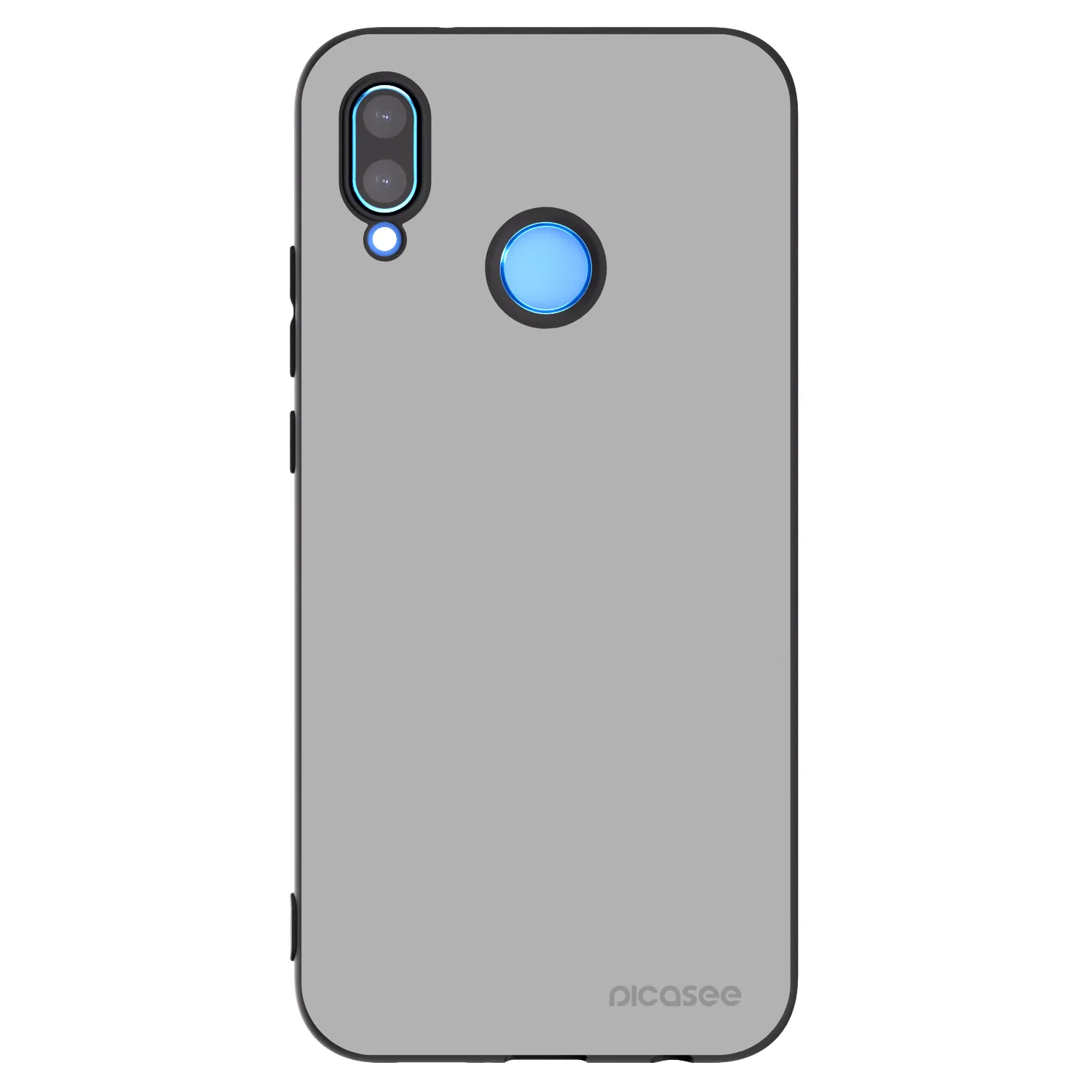 Picasee silikonowe czarne etui na Huawei P20 Lite - Stone