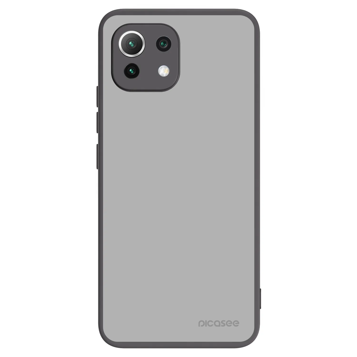 Picasee silikonowe czarne etui na Xiaomi Mi 11 Lite - Stone