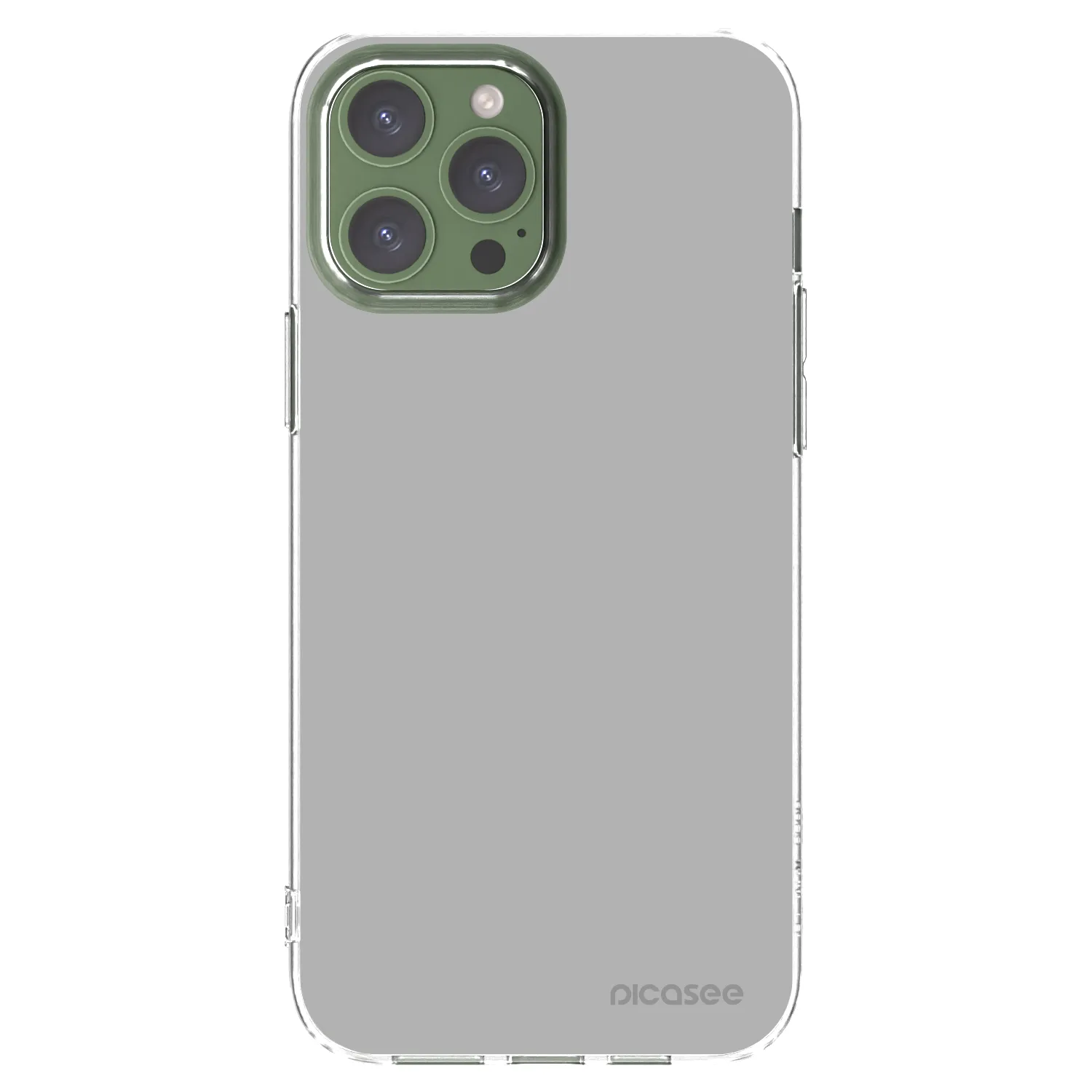 Picasee silikonowe przeźroczyste etui na Apple iPhone 13 Pro Max - Stone
