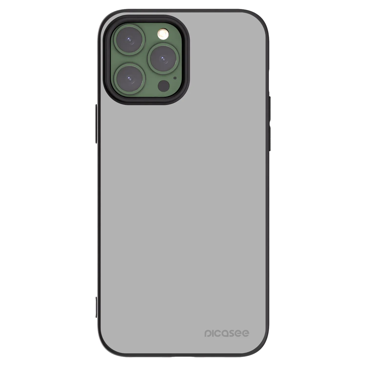 Picasee silikonowe czarne etui na Apple iPhone 13 Pro Max - Stone