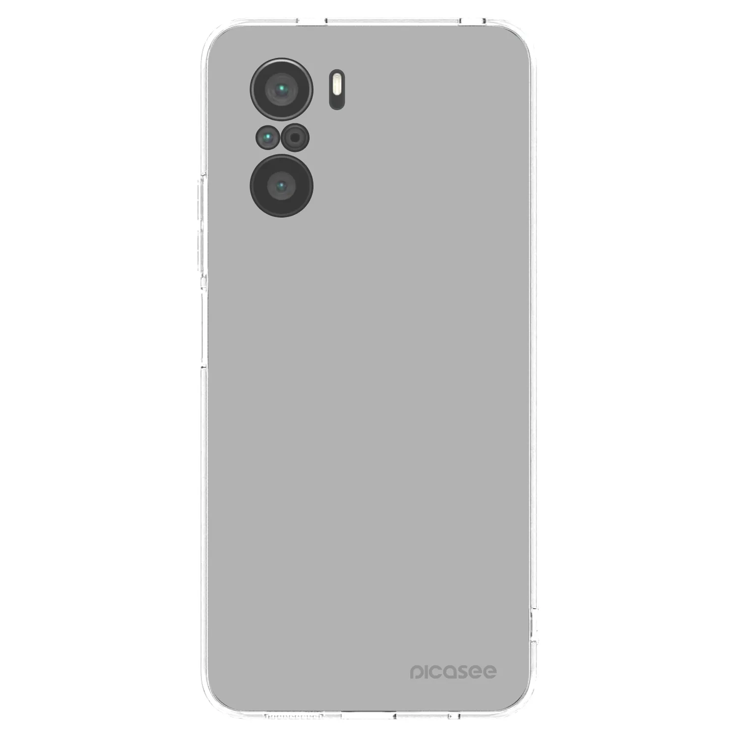 Picasee silikonowe przeźroczyste etui na Xiaomi Poco F3 - Stone