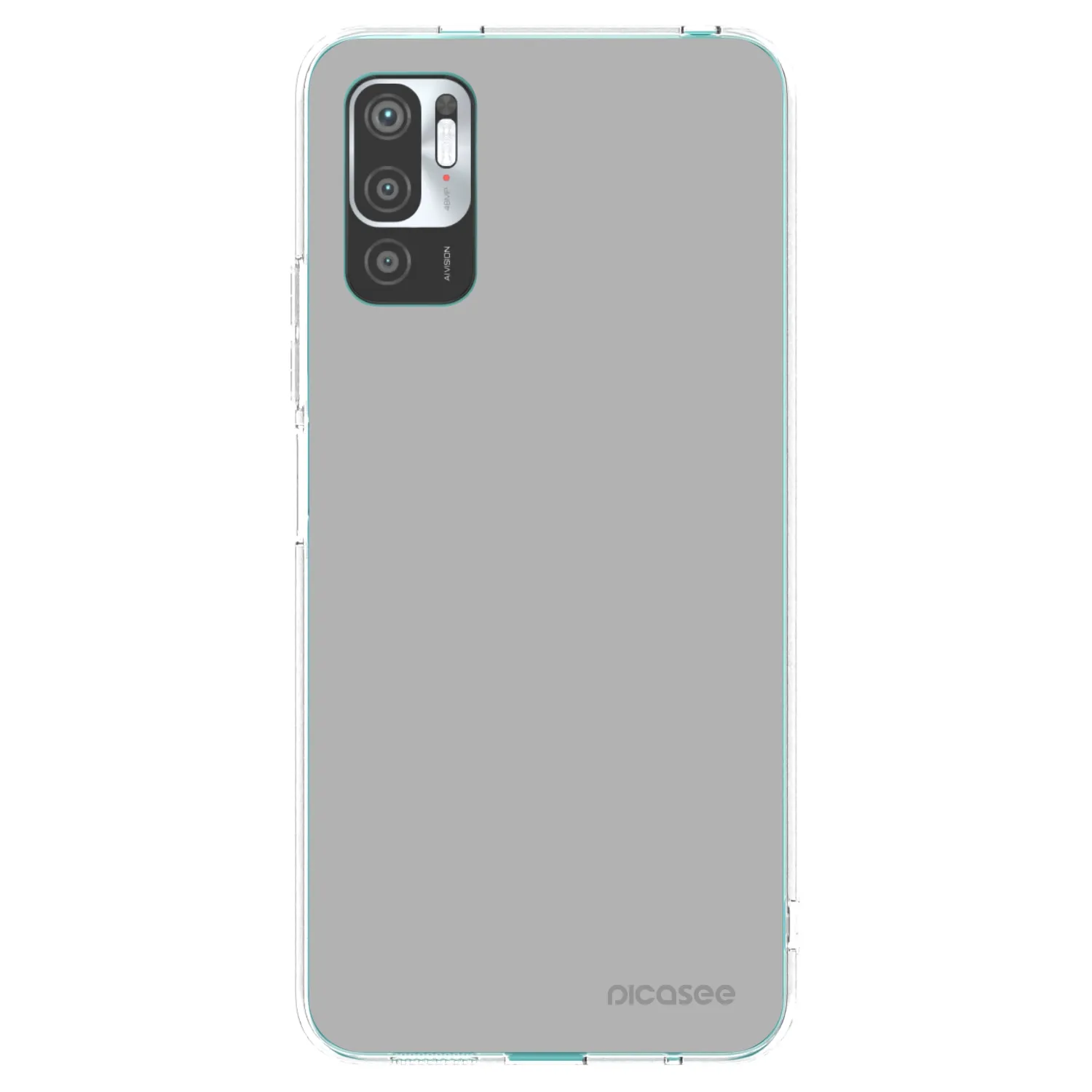 Picasee silikonowe przeźroczyste etui na Xiaomi Redmi Note 10 5G - Stone