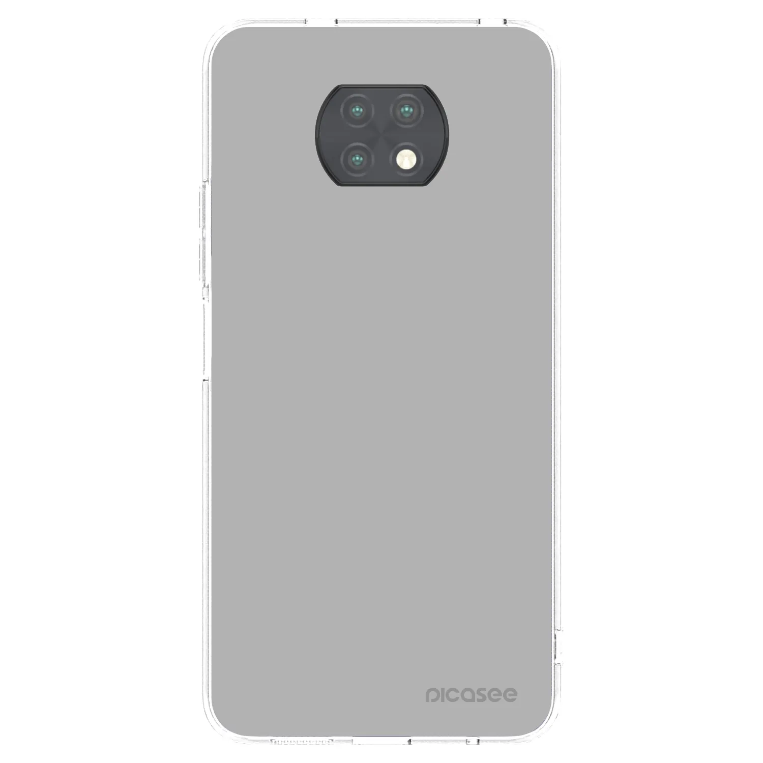 Picasee silikonowe przeźroczyste etui na Xiaomi Redmi Note 9T - Stone