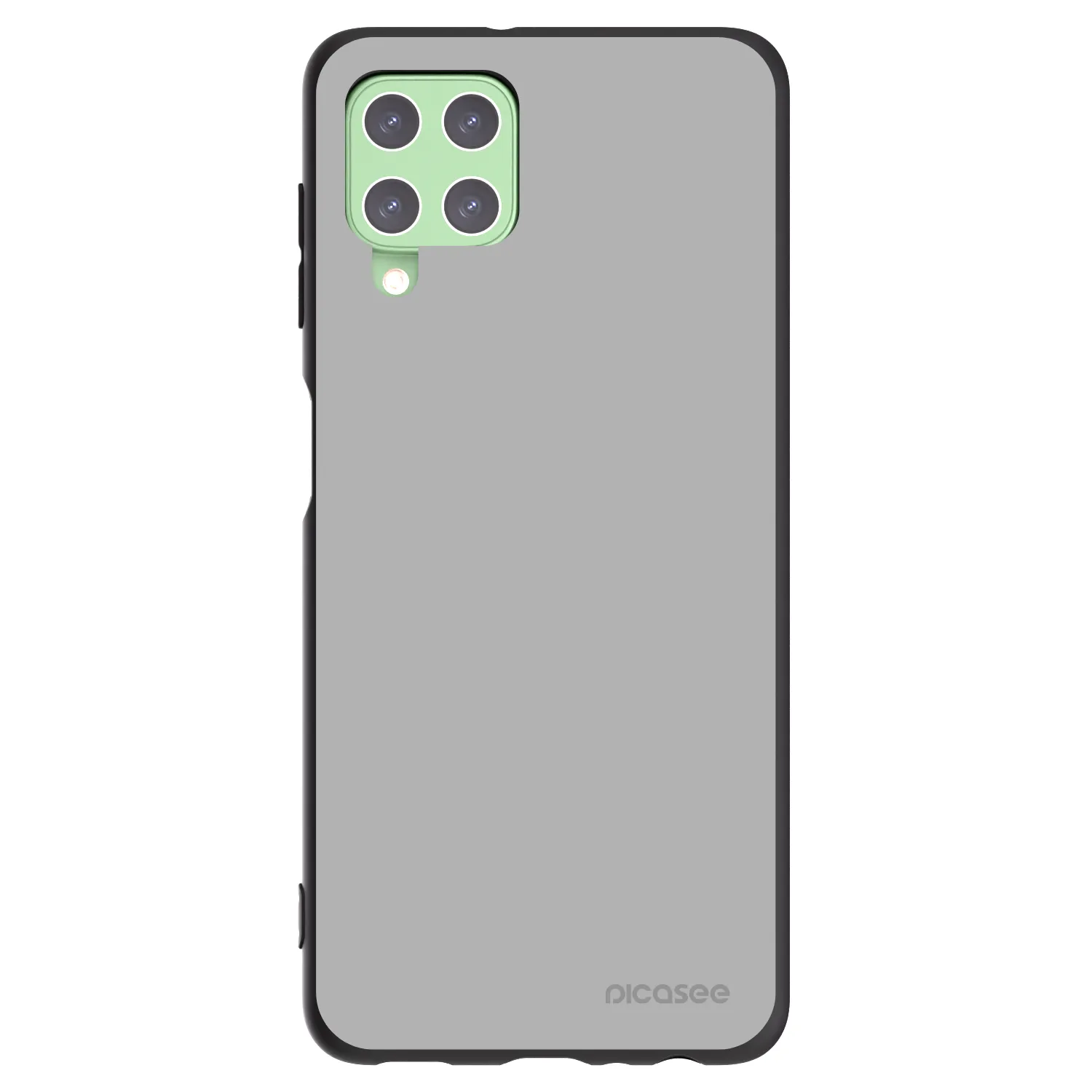 Picasee silikonowe czarne etui na Samsung Galaxy A22 A225F 4G - Stone