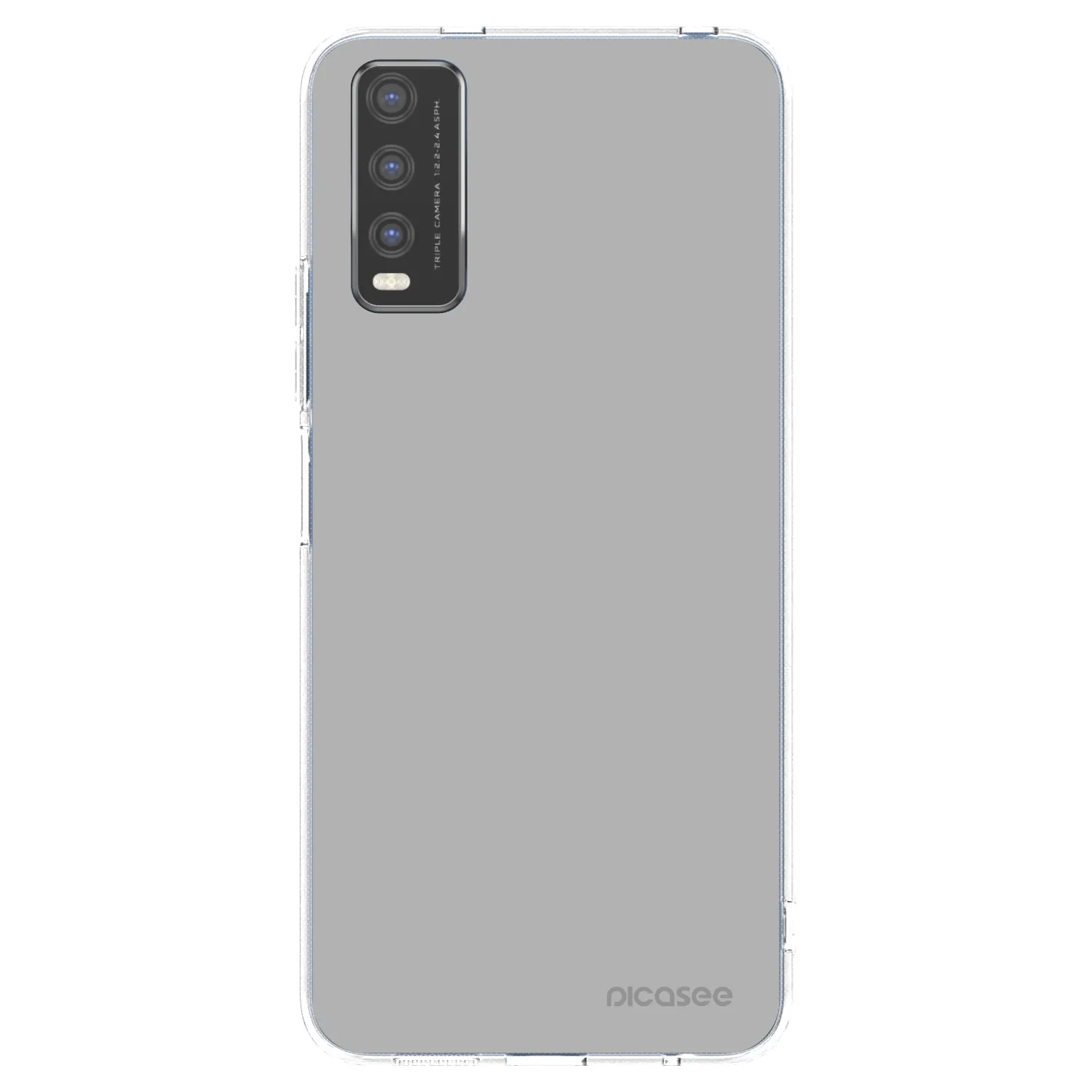 Picasee silikonowe przeźroczyste etui na Vivo Y20s - Stone