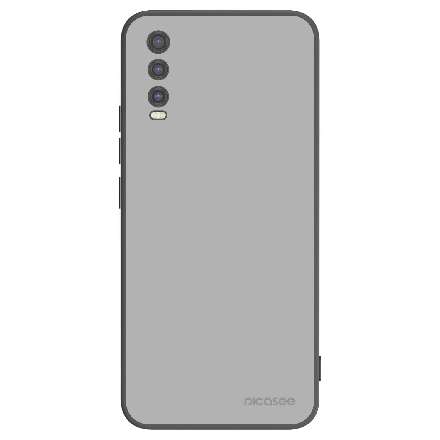 Picasee silikonowe czarne etui na Vivo Y20s - Stone