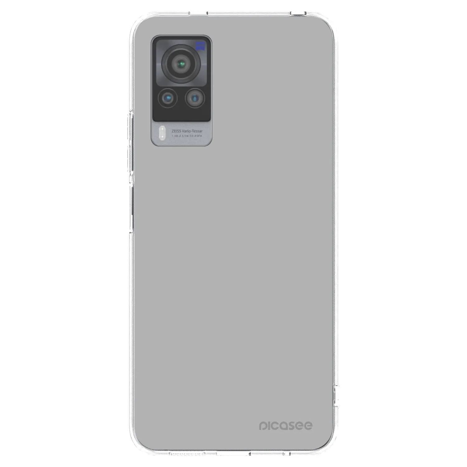 Picasee silikonowe przeźroczyste etui na Vivo X60 Pro 5G - Stone