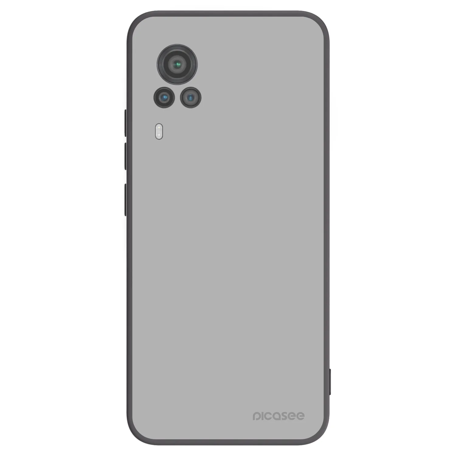 Picasee silikonowe czarne etui na Vivo X60 Pro 5G - Stone