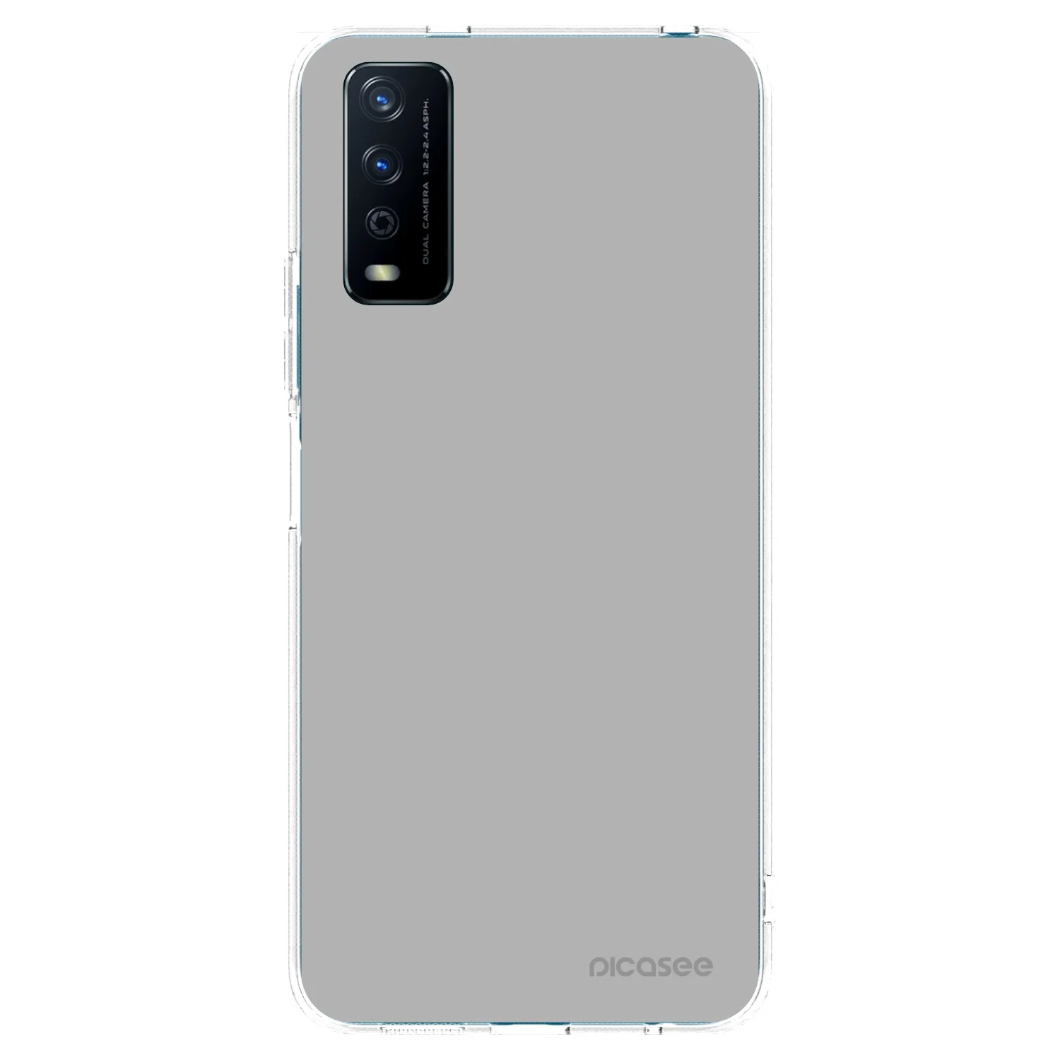 Picasee silikonowe przeźroczyste etui na Vivo Y11s - Stone