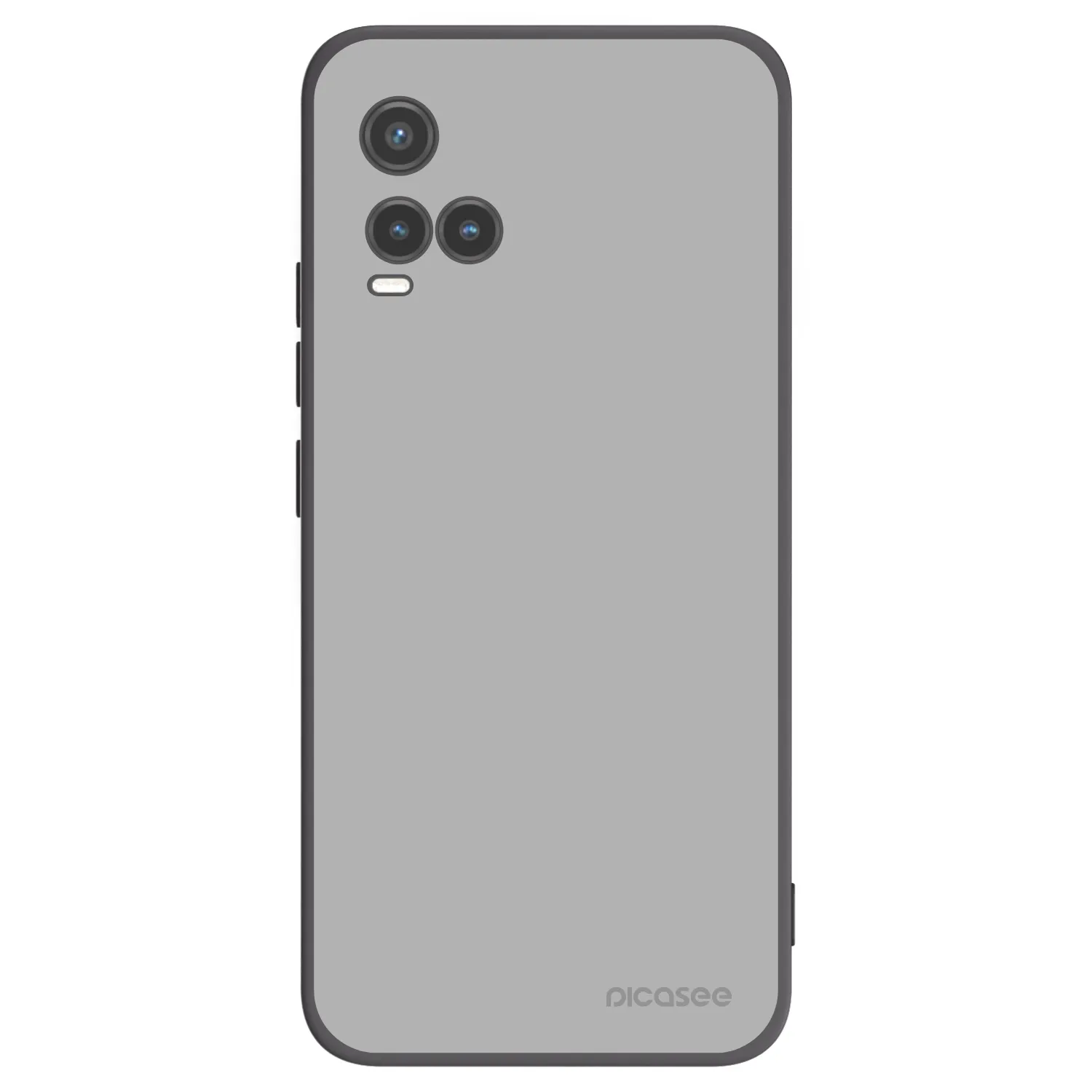 Picasee silikonowe czarne etui na Vivo Y33s - Stone