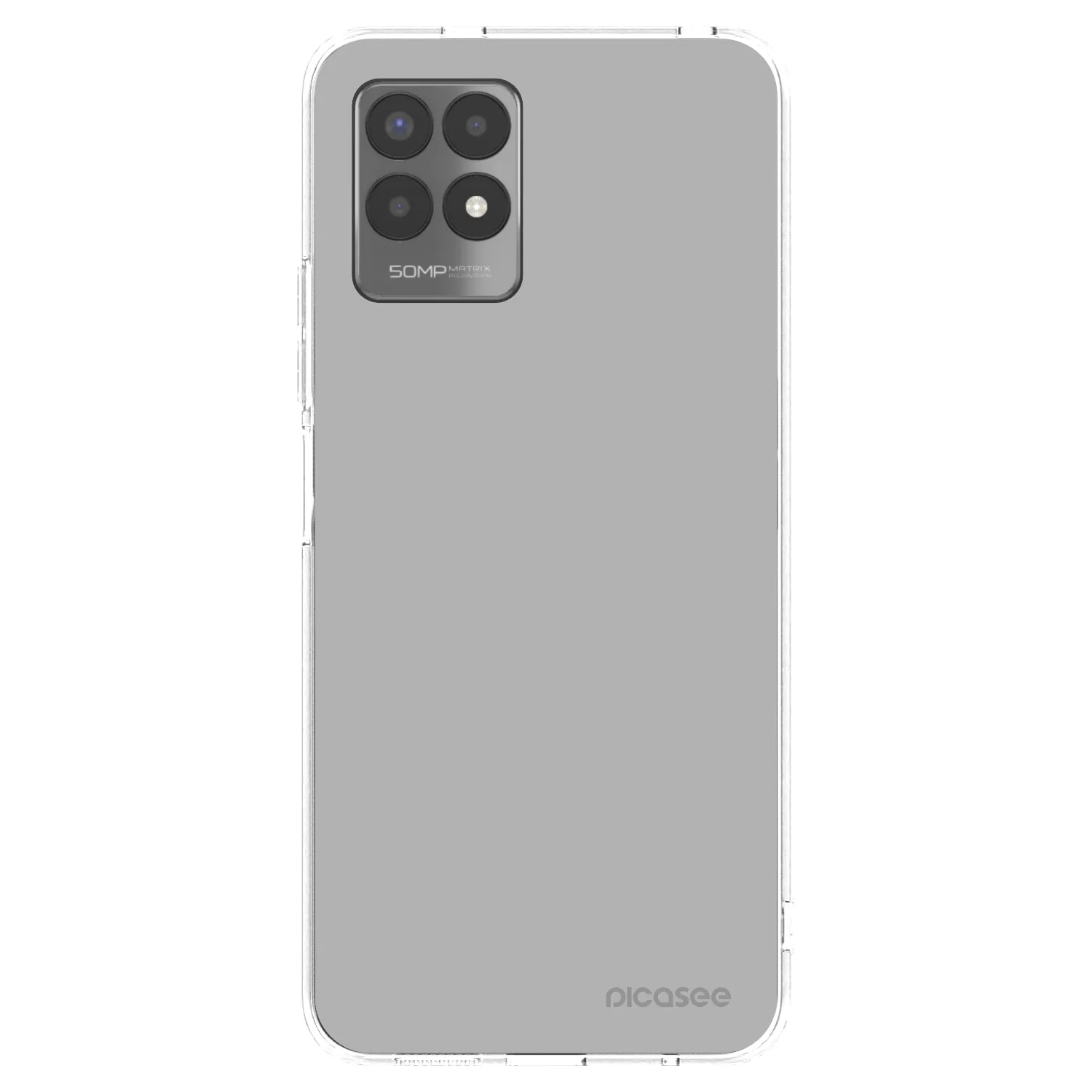 Picasee silikonowe przeźroczyste etui na Realme 8i - Stone