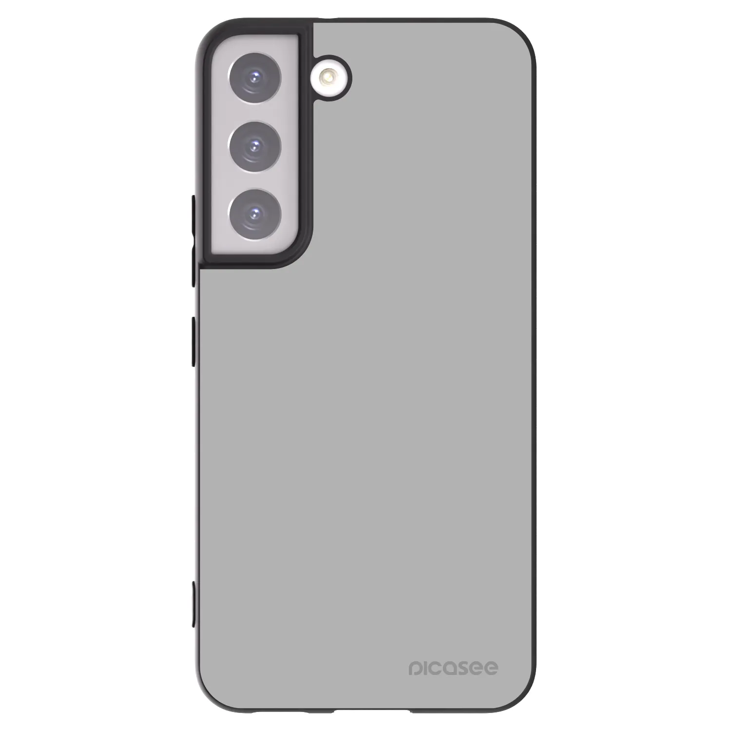 Picasee silikonowe czarne etui na Samsung Galaxy S22 5G - Stone