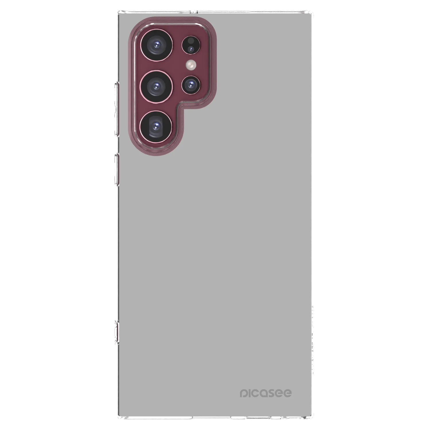 Picasee silikonowe przeźroczyste etui na Samsung Galaxy S22 Ultra 5G - Stone