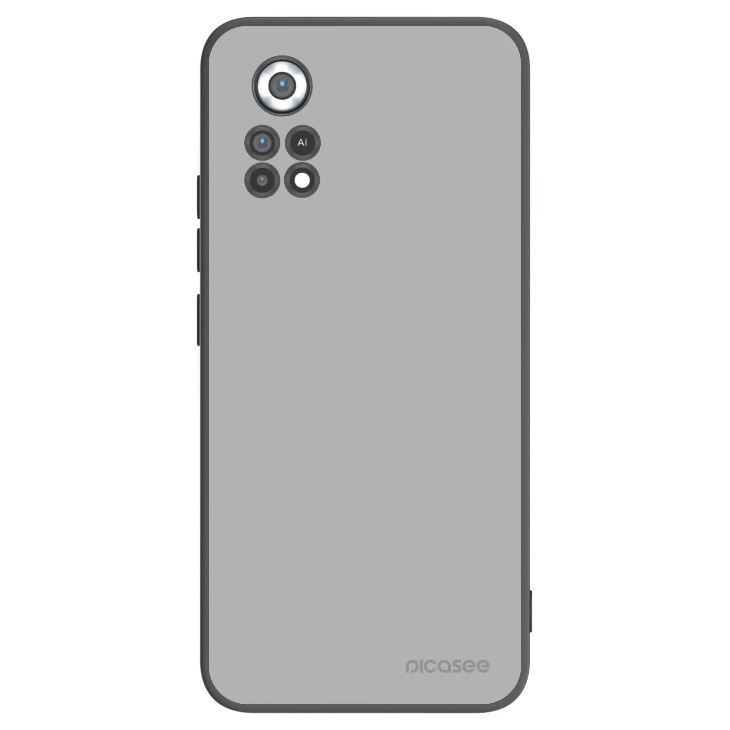 Picasee silikonowe czarne etui na Xiaomi Poco X4 Pro 5G - Stone