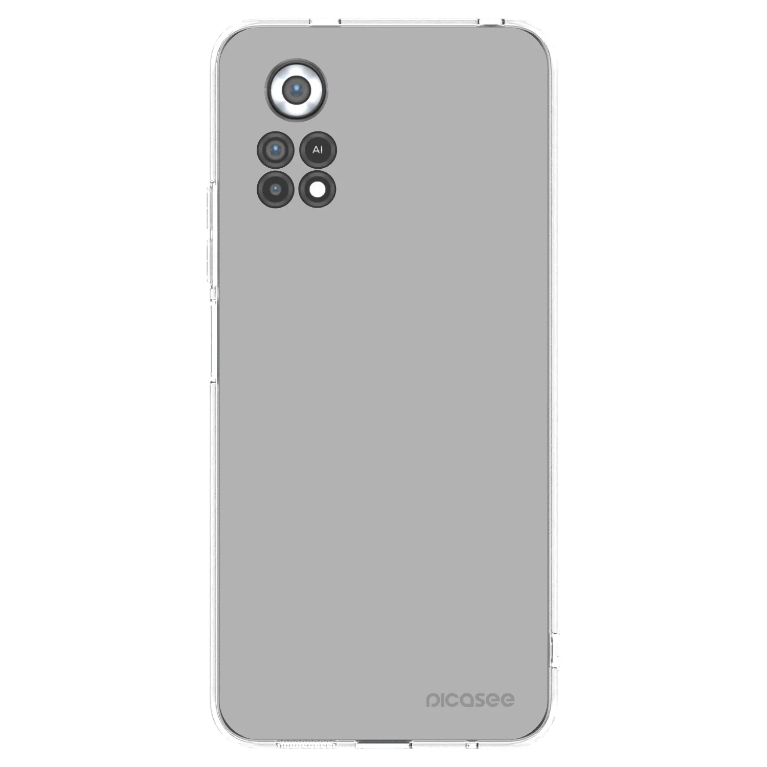 Picasee silikonowe przeźroczyste etui na Xiaomi Poco X4 Pro 5G - Stone