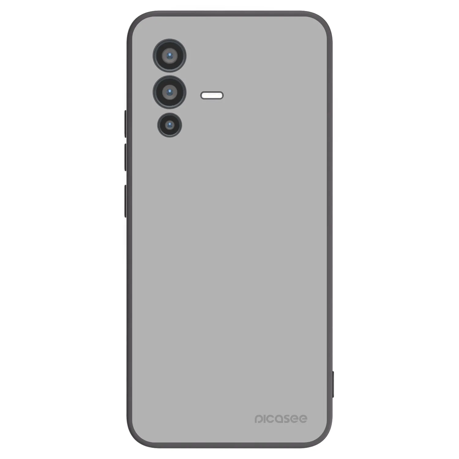 Picasee silikonowe czarne etui na Vivo V23 5G - Stone