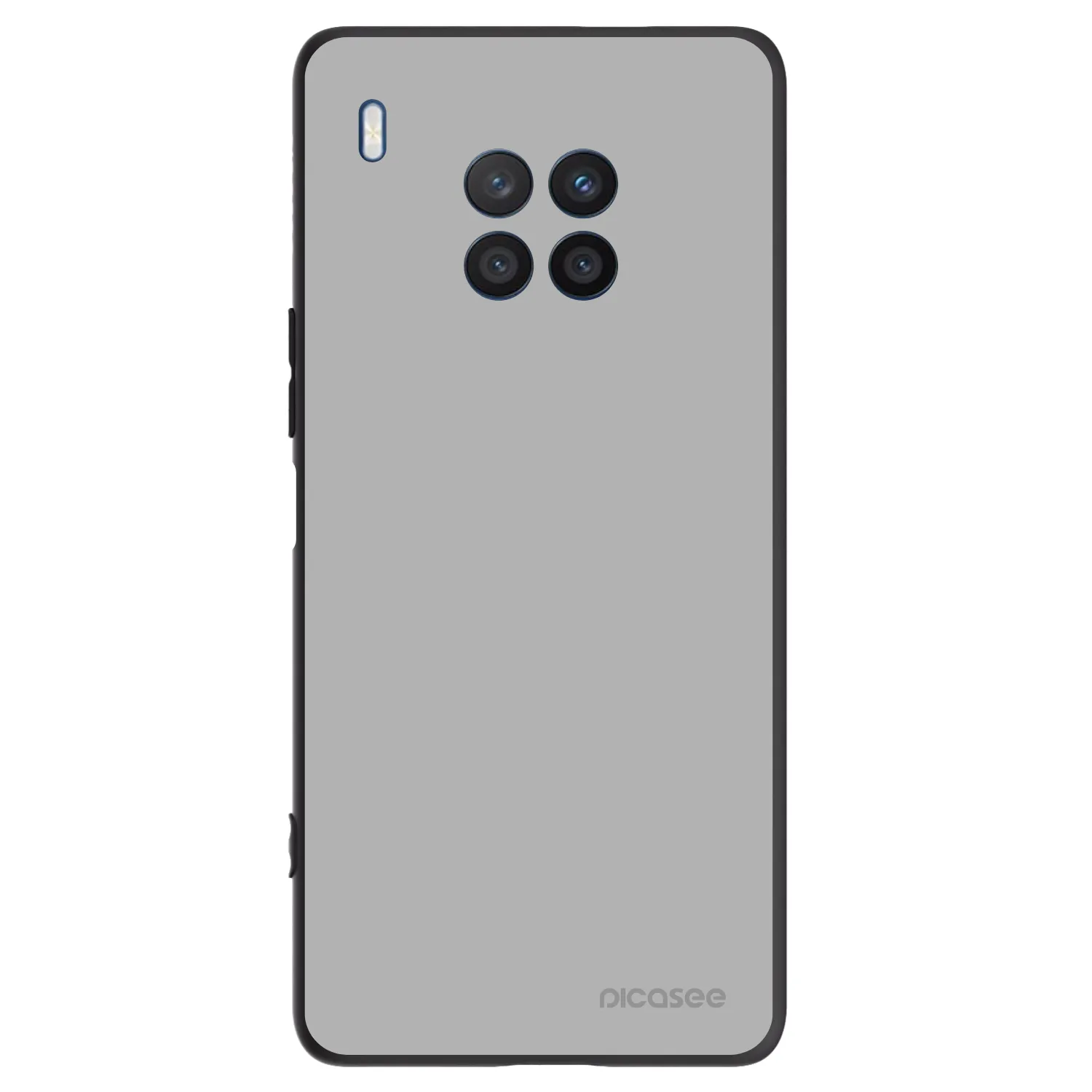 Picasee silikonowe czarne etui na Honor 50 Lite - Stone