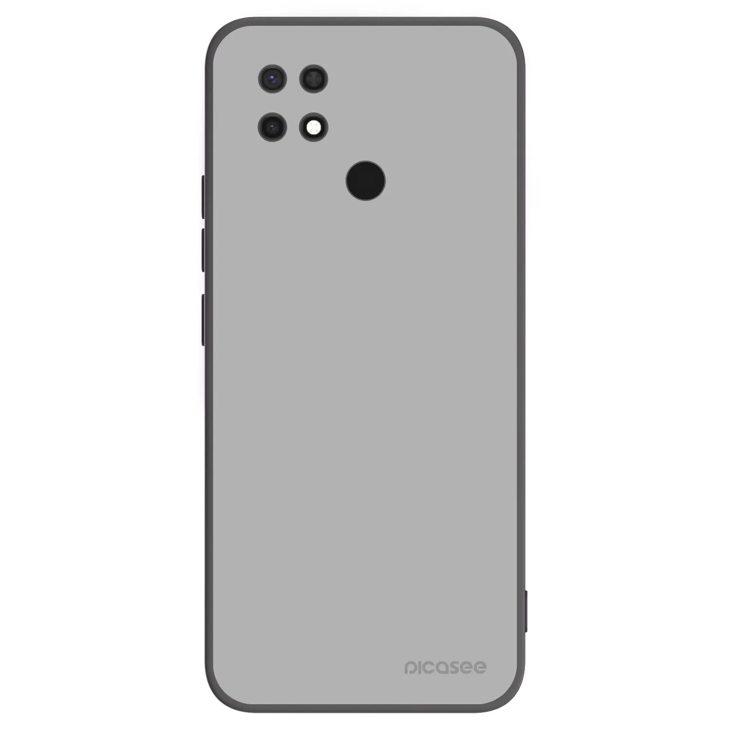 Picasee silikonowe czarne etui na Xiaomi Redmi 10C - Stone