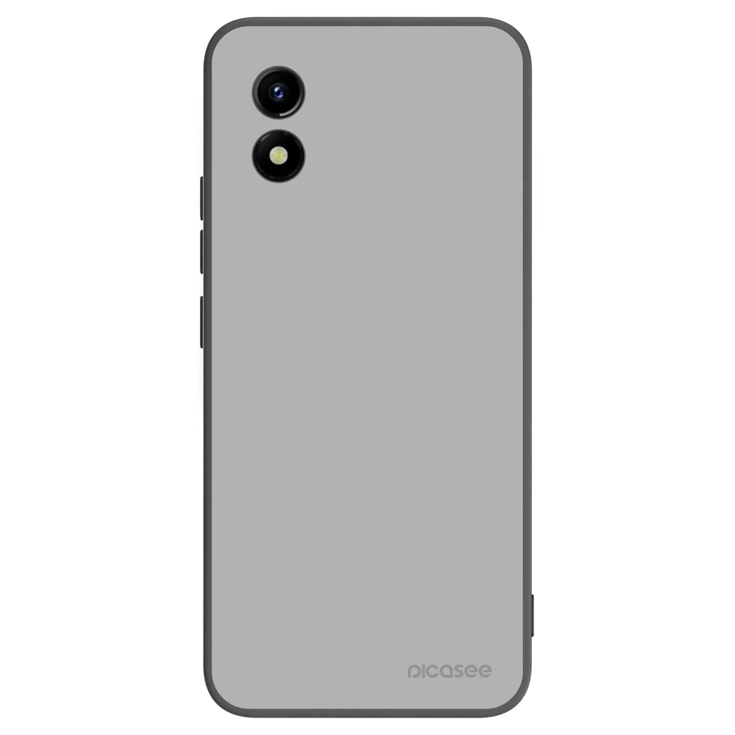 Picasee silikonowe czarne etui na Vivo Y01 - Stone