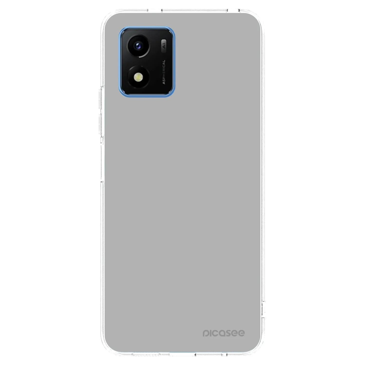 Picasee silikonowe przeźroczyste etui na Vivo Y01 - Stone
