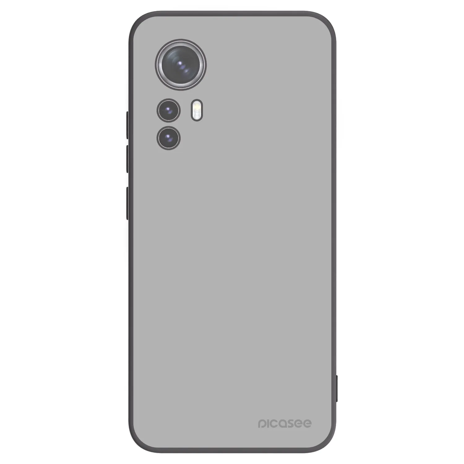 Picasee silikonowe czarne etui na Xiaomi 12X - Stone